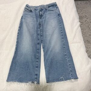 AG Adriano Goldschmied Light Blue Flare Jeans